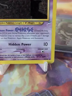 Unown C 1st Edition MP Pokemon Card WOTC TCG - Image 5