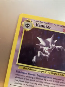Pokemon TCG Holo Fossil Haunted Card 6/62 1999 Vintage - Image 3