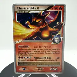 Pokemon TCG 2009 Charizard G LV.X Holo Card 143/147 Supreme Victors - Image 1