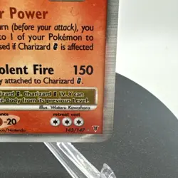 Pokemon TCG 2009 Charizard G LV.X Holo Card 143/147 Supreme Victors - Image 4