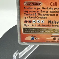 Pokemon TCG 2009 Charizard G LV.X Holo Card 143/147 Supreme Victors - Image 5