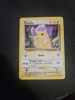 Pikachu - 87/130 - Pokemon Base Set 2 Card WOTC - Image 1