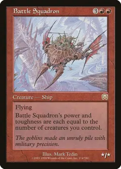 MTG Battle Squadron ** Mercadian Masques ** English (DAMAGED) - Image 1