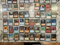 Mtg Value Lot x100 Magic The Gathering Duress Whispersilk Cloak Land Grant Mp-Hp - Image 2