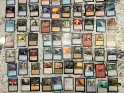 Mtg Value Lot x100 Magic The Gathering Duress Whispersilk Cloak Land Grant Mp-Hp - Image 3