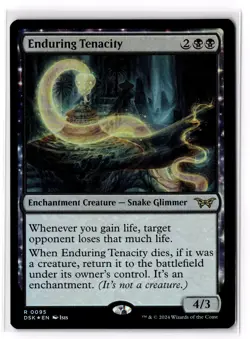 Enduring Tenacity 95 Duskmourn: House of Horror Foil NM - Image 1