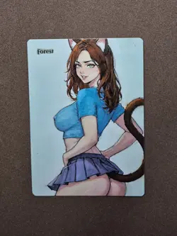 Mtg Altered Art Hand Painted Anime - Image 1