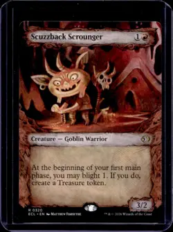 2026 Magic The Gathering Lorwyn Eclipsed Scuzzback Scrounger Showcase #0320 - Image 1