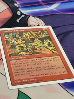 C4066 MAGIC MTG ANTHOLOGIES GOBLIN WARRENS LP RARE - Image 2