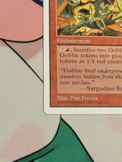 C4066 MAGIC MTG ANTHOLOGIES GOBLIN WARRENS LP RARE - Image 4