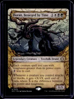 2026 Magic The Gathering Lorwyn Eclipsed Doran, Besieged by Time Showcase #0334 - Image 1