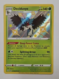 Decidueye SV003/SV122 Baby Shiny Holo Shining Fates NM Pokemon TCG - Image 1