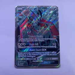 Pokemon TCG Yveltal GX Full Art Ultra Rare Holo Card 124/131 - Image 1