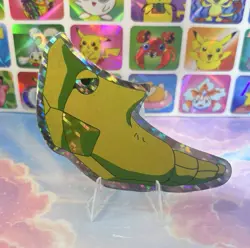 Pokemon Vintage Pocket Monsters Vending HOLO Prism Sticker 1996 Nintendo Metapod - Image 1