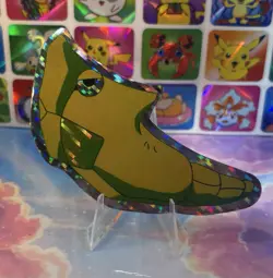 Pokemon Vintage Pocket Monsters Vending HOLO Prism Sticker 1996 Nintendo Metapod - Image 3