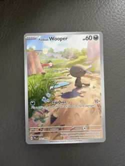 Paldean Wooper 102/094 | Phantasmal Flames | Full Art NM | Pokemon - Image 1