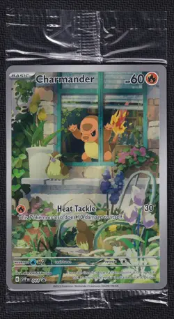 Pokemon Charmander SVP 044 Illustration Rare Obsidian Flames Sealed - Image 1