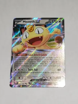 Pokemon TCG Perfect Order Meowth EX 062/088 Double Rare English - Image 1