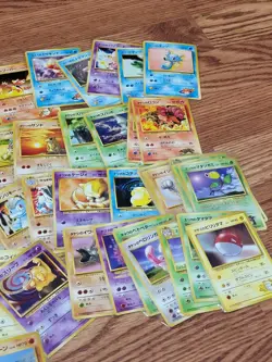 Pokemon 85 Card Vintage Japanese WOTC Era Lot Common/Uncommon Bulk - Image 5