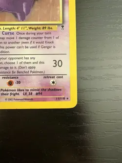 Pokemon Gengar 11/110 Legendary Collection Holo LP Rare Unlimited - Image 4
