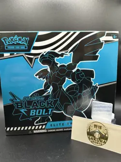 Pokemon TCG Scarlet & Violet Black Bolt Elite Trainer Box ETB Factory Sealed - Image 1