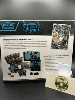 Pokemon TCG Scarlet & Violet Black Bolt Elite Trainer Box ETB Factory Sealed - Image 2