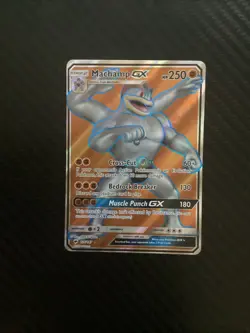 Machamp GX - 135/147 - Pokemon Burning Shadows Sun Moon Full Art Rare Card NM - Image 1
