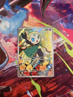 Pokemon TCG Meloetta 026 Me: Mega Evolution Promo Illustration Rare Holo 90 HP … - Image 1