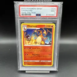 Pokemon TCG Charizard Rare Vivid Voltage 025/185 PSA 9 Mint - Image 1