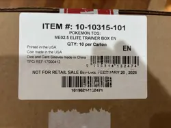 Factory Sealed Case Pokemon TCG Ascended Heroes ETB (10 Elite Trainer Boxes) b - Image 2