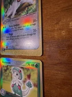 Pokemon TCG Reverse Holo Sharpedo Vigoroth Poochyena Breloom Lot 4 Holo English - Image 3