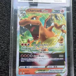 Pokemon TCG Charizard VSTAR SWSH Brilliant Stars 18/172 Psa 9 - Image 4