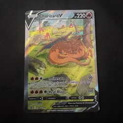 POKEMON TCG - CHARIZARD V SWSH260 SWSH: SWORD & SHIELD PROMO FULL ART HOLO - Image 1