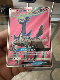 Pokemon TCG Holo Xerneas GX 126/131 Forbidden Light Nm/M - Image 1
