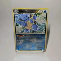 Pokemon TCG Blastoise Unleashed Rare Reverse Holo Stage 2 13/95 130 HP - Image 1
