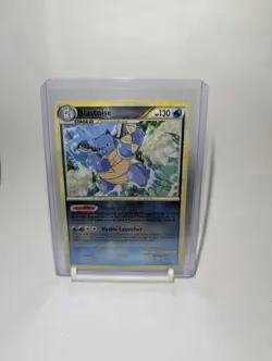 Pokemon TCG Blastoise Unleashed Rare Reverse Holo Stage 2 13/95 130 HP - Image 3