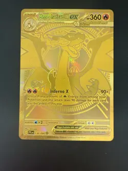 Mega Charizard X EX #130/094 - 2025 Pokemon ME Phantasmal Flames - NM !! - Image 1