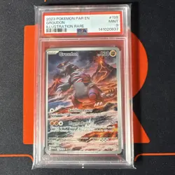 Groudon #199 - Illustration Rare - 2023 Pokemon PAR EN - PSA 9 - MINT - Image 1