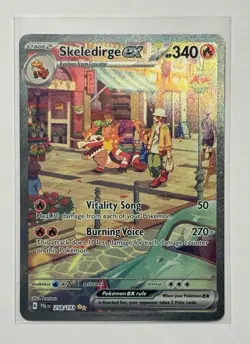Skeledirge ex 258/193 Sv02: Paldea Evolved Full Art Holo 340HP Pokemon TCG - Image 1