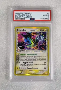 Gyarados 8/110 PSA 8 NM-MT Holo EX Holon Phantoms Pokemon - Image 1