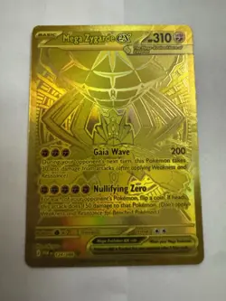 Pokemon TCG Mega Zygarde EX Gold Hyper Rare 124/088 Perfect Order English - Image 1