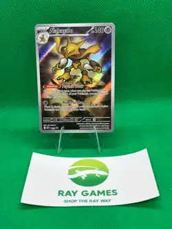 Pokemon TCG Alakazam 009 Mega Evolution Black Star Promo NM - Image 1