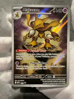 Pokemon TCG Alakazam 009 Mega Evolution Black Star Promo NM - Image 3