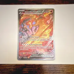 Pokemon Team Rocket's Moltres EX Special Illustration Rare Holo 229/182 220 HP - Image 1