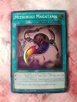(3) Yu-gi-oh! Mitsurugi Magatama ALIN-EN094 Super Rare 1st Edition - Image 2