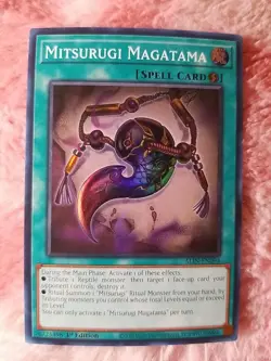 (3) Yu-gi-oh! Mitsurugi Magatama ALIN-EN094 Super Rare 1st Edition - Image 4