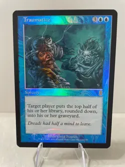 1 x MTG Traumatize - Odyssey Magic the Gathering FOIL - Image 1