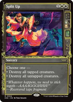 Split Up (Showcase) Duskmourn: House of Horror Regular NM MTG Magic - Image 1