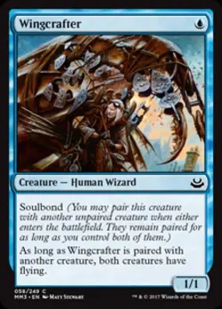 Wingcrafter -Foil Light Play MTG Modern Masters 2017 - Image 1