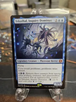 MTG Magic - Tekuthal, Inquiry Dominus - Phyrexia: All Will Be One - NM eng x1 - Image 1